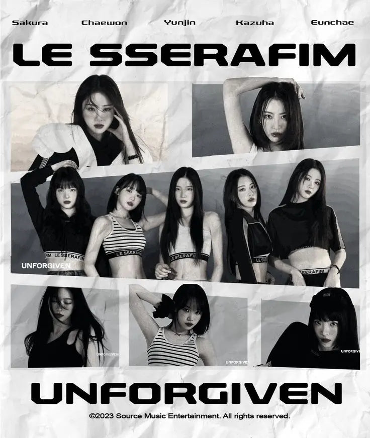 LE SSERAFIM Poster Seoul Spot