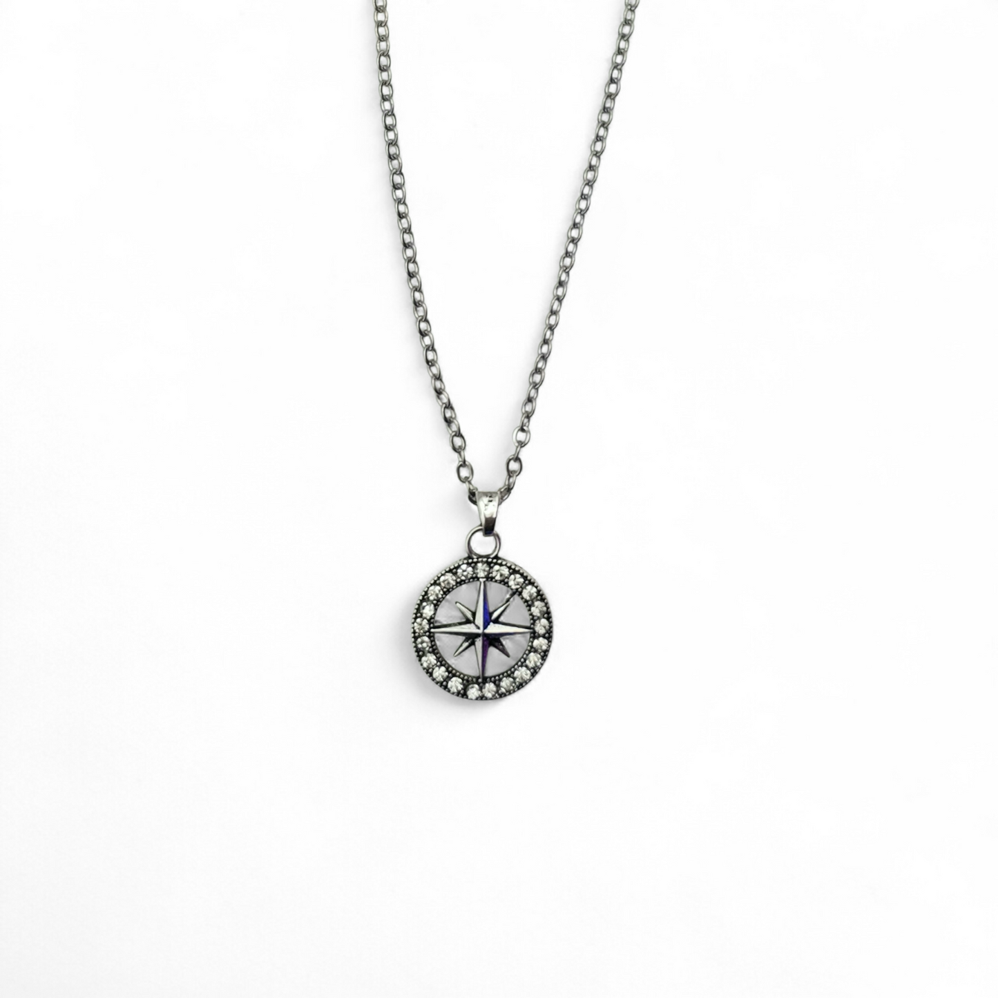 STRAY KIDS Gemstone Compass Necklace