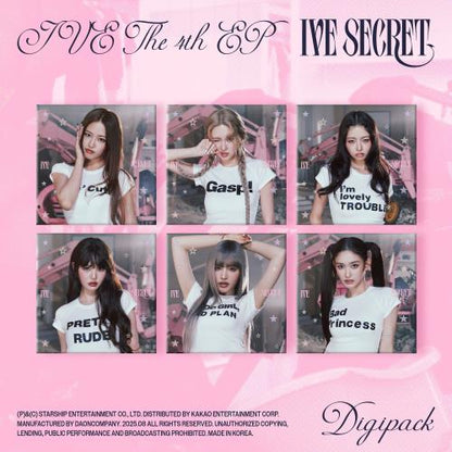 IVE 4TH MINI ALBUM [IVE SECRET] DIGIPACK VER.