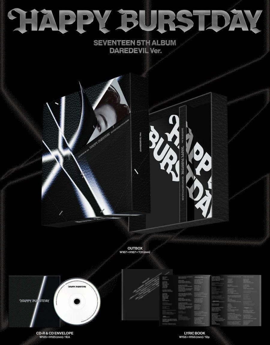 SEVENTEEN 5TH ALBUM 'HAPPY BURSTDAY' (DAREDEVIL VER.)