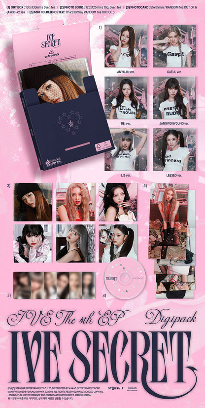 IVE 4TH MINI ALBUM [IVE SECRET] DIGIPACK VER.